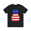 Patriotic Red, White and Blue Formal Dress 4th of July Short Sleeve T-Shirt