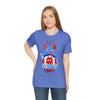 Patriotic Gnome Celebrating the 4th of July Short Sleeve T-Shirt