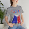 Patriotic Red, White and Blue Sweater T-shirt for the 4th of July Short Sleeve T-Shirt