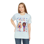 4th of July Patriotic Girls Short Sleeve T-Shirt