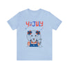 Super Cute and Patriotic on the 4th of July Short Sleeve T-Shirt