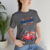 Happy Independence Day Cute Animal Mobile 4th of July Short Sleeve T-Shirt