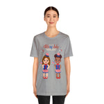 Celebrate With Us Patriotic Girls 4th of July Short Sleeve T-Shirt