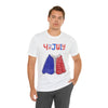 Patriotic Red, White and Blue Sweater T-shirt for the 4th of July Short Sleeve T-Shirt