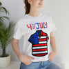 Patriotic Red, White and Blue Casual Shirt 4th of July Short Sleeve T-Shirt