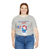 Sweet Land of Liberty Unicorn Red, White and Blue 4th of July Short Sleeve T-Shirt