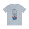 Patriotic Llama Love on the 4th of July Short Sleeve T-Shirt