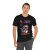 Cool Patriotic Little Bird on the 4th of July Short Sleeve T-Shirt