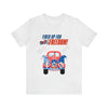 Fired Up for Freedom Gnomes and Trucks 4th of July Short Sleeve T-Shirt