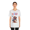 Cool Patriotic Little Bird on the 4th of July Short Sleeve T-Shirt