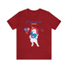 Sweet Land of Liberty Unicorn Red, White and Blue 4th of July Short Sleeve T-Shirt