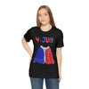 Patriotic Red, White and Blue Sweater T-shirt for the 4th of July Short Sleeve T-Shirt