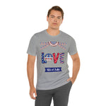 4th of July Love Short Sleeve T-Shirt