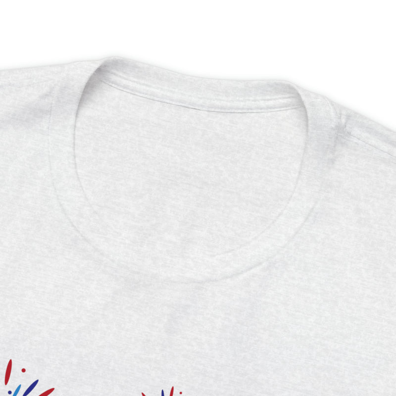 Patriotic Gnomes Sending a Happy 4th of July Short Sleeve T-Shirt