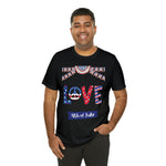 4th of July Love Short Sleeve T-Shirt