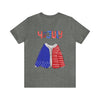 Patriotic Red, White and Blue Sweater T-shirt for the 4th of July Short Sleeve T-Shirt
