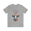 Mother Moo Cow Patriotic 4th of July Short Sleeve T-Shirt