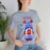 Patriotic Gnome Celebrating the 4th of July Short Sleeve T-Shirt