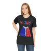 Patriotic Red, White and Blue Sweater T-shirt for the 4th of July Short Sleeve T-Shirt
