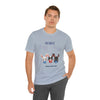 Adorable Patriotic Bunnies Celebrating the 4th of July Short Sleeve T-Shirt