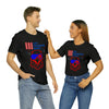 Let Freedom Ring! Red, White and Blue Eagle 4th of July Short Sleeve T-Shirt