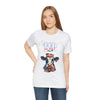 Mother Moo Cow Patriotic 4th of July Short Sleeve T-Shirt
