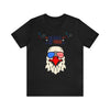 Patriotic and Proud Eagle 4th of July Short Sleeve T-Shirt