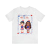 Celebrating 4th of July Patriotic Girls Short Sleeve T-Shirt