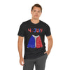 Patriotic Red, White and Blue Sweater T-shirt for the 4th of July Short Sleeve T-Shirt