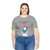 Sweet Land of Liberty Unicorn Red, White and Blue 4th of July Short Sleeve T-Shirt