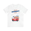 Happy Independence Day Cute Animal Mobile 4th of July Short Sleeve T-Shirt