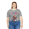 Cool Patriotic Little Bird on the 4th of July Short Sleeve T-Shirt