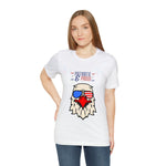 Patriotic and Proud Eagle 4th of July Short Sleeve T-Shirt