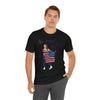 Let's Be Patriotic Flags and Fireworks Lady 4th of July Short Sleeve T-Shirt