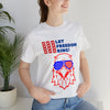 Let Freedom Ring! Red, White and Blue Eagle 4th of July Short Sleeve T-Shirt