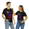 Let Freedom Ring! Red, White and Blue Eagle 4th of July Short Sleeve T-Shirt