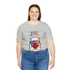 Patriotic and Proud Eagle 4th of July Short Sleeve T-Shirt