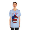 Patriotic Red, White and Blue Casual Shirt 4th of July Short Sleeve T-Shirt