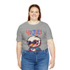 4th of July Little Cool Patriotic Eagle 4th of July Short Sleeve T-Shirt