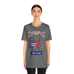 4th of July Love Short Sleeve T-Shirt