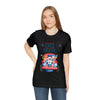 Land of the Free Home of the Brave Bears and Trucks 4th of July Short Sleeve T-Shirt