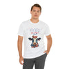 Mother Moo Cow Patriotic 4th of July Short Sleeve T-Shirt