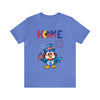 Home is Where the Heart Is Patriotic Eagle 4th of July Short Sleeve T-Shirt