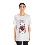 Patriotic and Proud Eagle 4th of July Short Sleeve T-Shirt