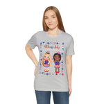 4th of July Patriotic Girls Short Sleeve T-Shirt