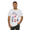 Happy Independence Day From the Rocking Gnome Band Celebrating the 4th of July Short Sleeve T-Shirt