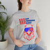 Let Freedom Ring! Red, White and Blue Eagle 4th of July Short Sleeve T-Shirt