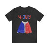 Patriotic Red, White and Blue Sweater T-shirt for the 4th of July Short Sleeve T-Shirt