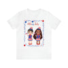 Celebrating 4th of July Patriotic Girls Short Sleeve T-Shirt