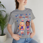 4th of July Patriotic Girls Short Sleeve T-Shirt